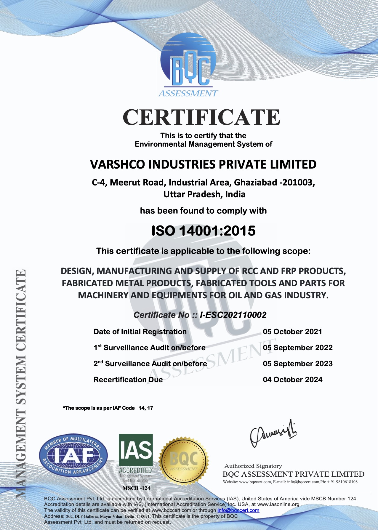 ISO 14001:2015